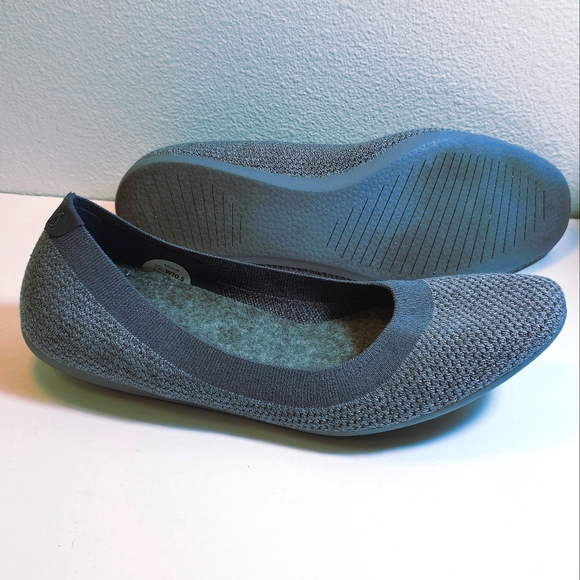 allbirds Shoes - Allbirds Tree breezer knit ballet flats gray everyday slip-on size 10.5